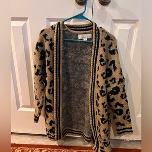 Vintage Havana Animal Print Cardigan